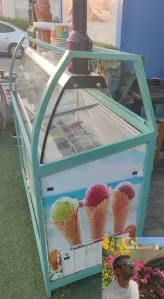 Холодильник для мороженого с морозильной камерой